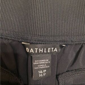 Athleta Black Brooklyn Pants 14 Petite